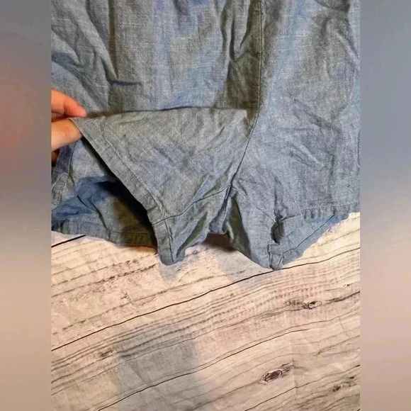 Madewell Shorts Womens Small Blue Pull On Elastic Cotton Shorts - Picture 5 of 7